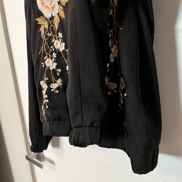 Design Lab Embroidered Bomber Jacket - Picture 3 of 9